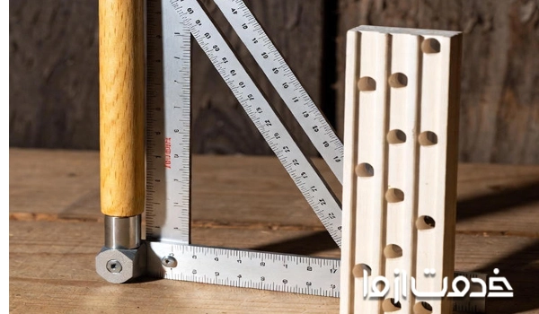 گونیا و شابلون نصب از ابزار های مورد نیاز کابینت ساز